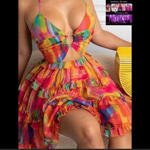 Ruffle Dress Sexy 💕